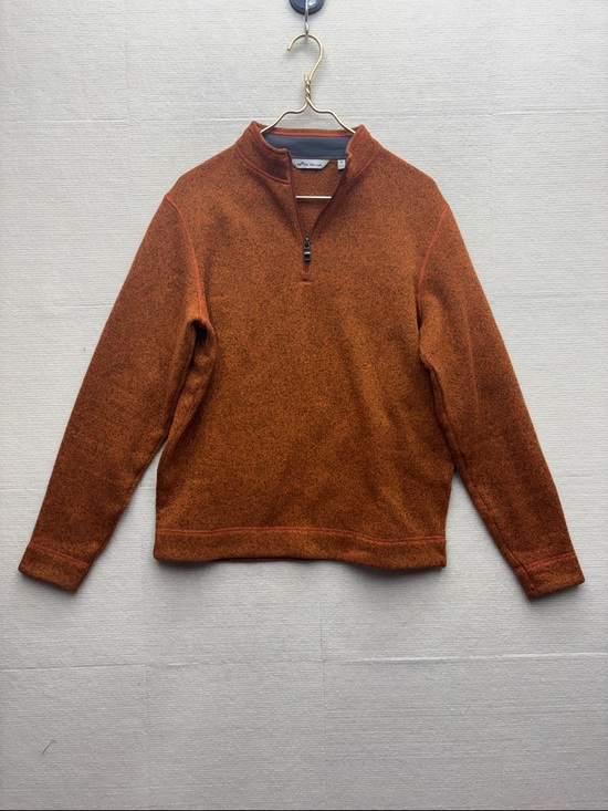 Peter Millar Other - Peter MILLAR | medium Half-Zip Men's Sweater - Rust Orange